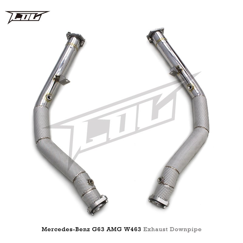 Tuning Exhaust Downpipe for Mercedes-Benz G63 AMG W463 2013-2019 Escape Car Exhaust System Stainless Steel Exhaust Pipe