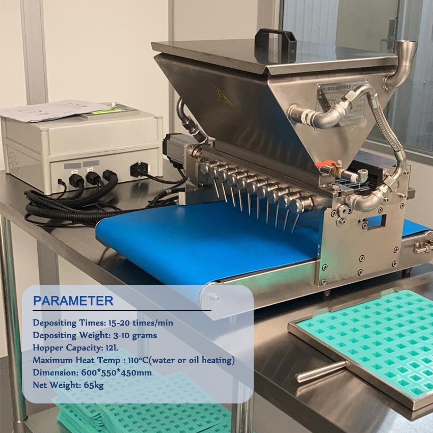 LST New Updated Mini Gummy Bears Making Machine for Gummy Candy Making Manual Gummy Depositor Candy Machine