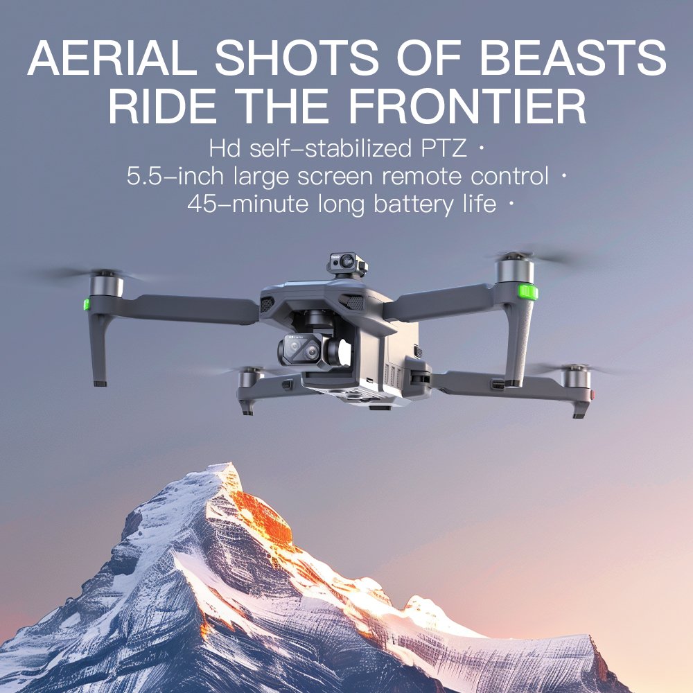 ZLL New Model Professional Long Range SG909 UAV GPS Auto Retrun Drone Screen Remote FPV With 4K PTZ Camera Drones for Adult
