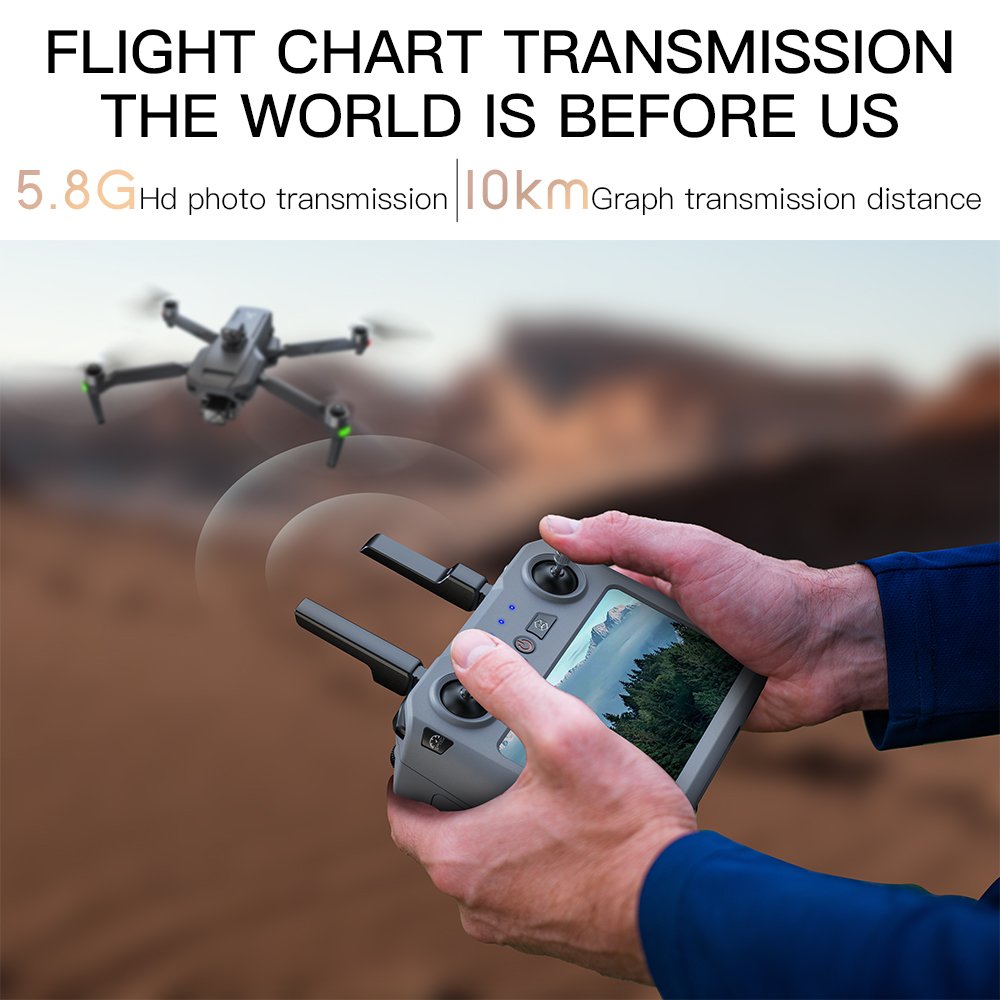 ZLL New Model Professional Long Range SG909 UAV GPS Auto Retrun Drone Screen Remote FPV With 4K PTZ Camera Drones for Adult