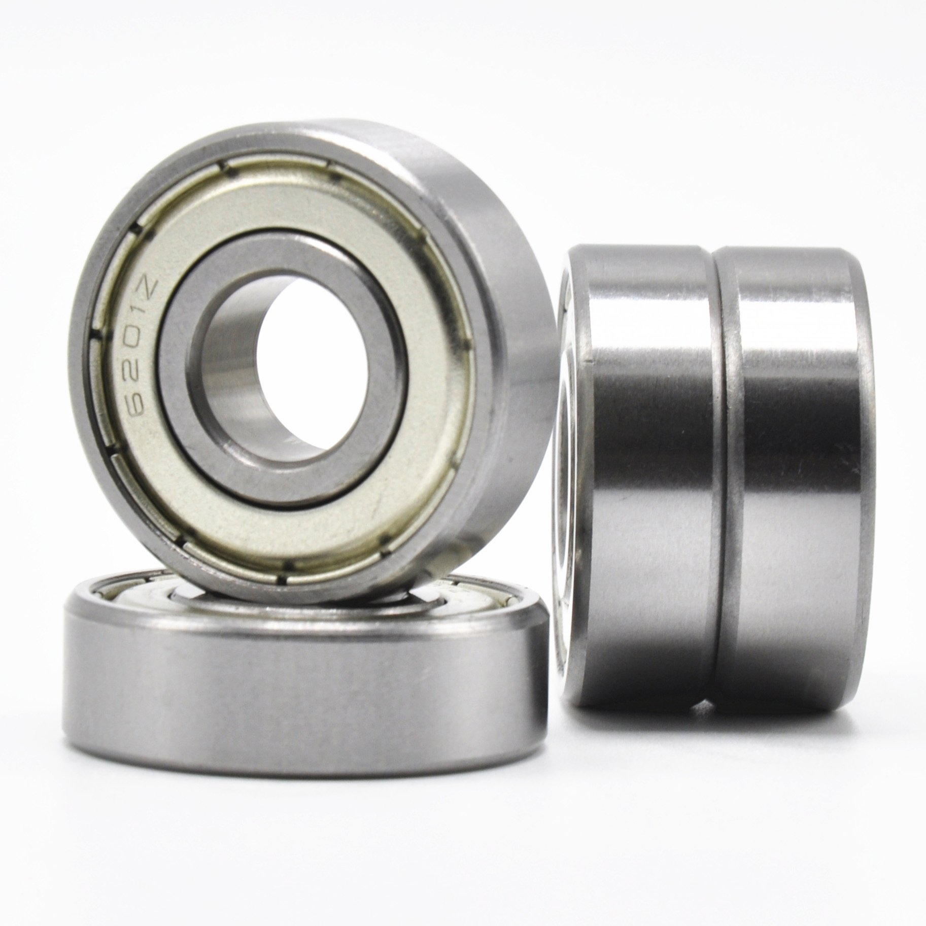 Deep Groove Ball Bearings 6201 6202 6203 Single Row Deep Groove Ball Bearing for Motorcycle Motor Auto Parts