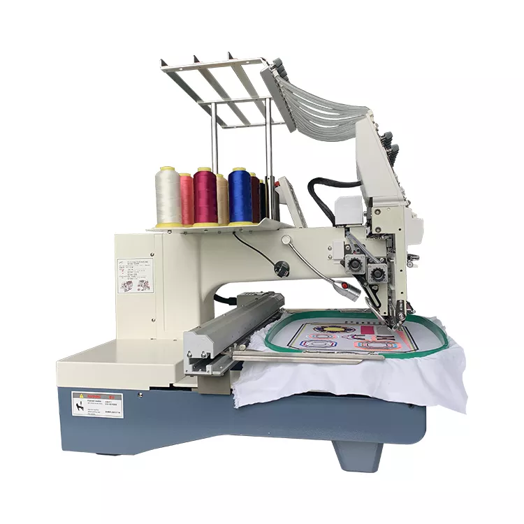 Tajima Style Single Head Embroidery Machine Flat Cap T-Shirt 12 Needles New Used Home Use Printing Shops Dahao A15 Motor