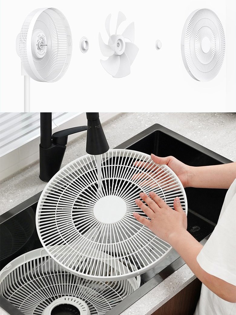 RUNAL 14 Inch Rechargeable Bldc Motor Wireless Dc Electric Floor Standing Air Cooling Fan With Remote Control for Home Room