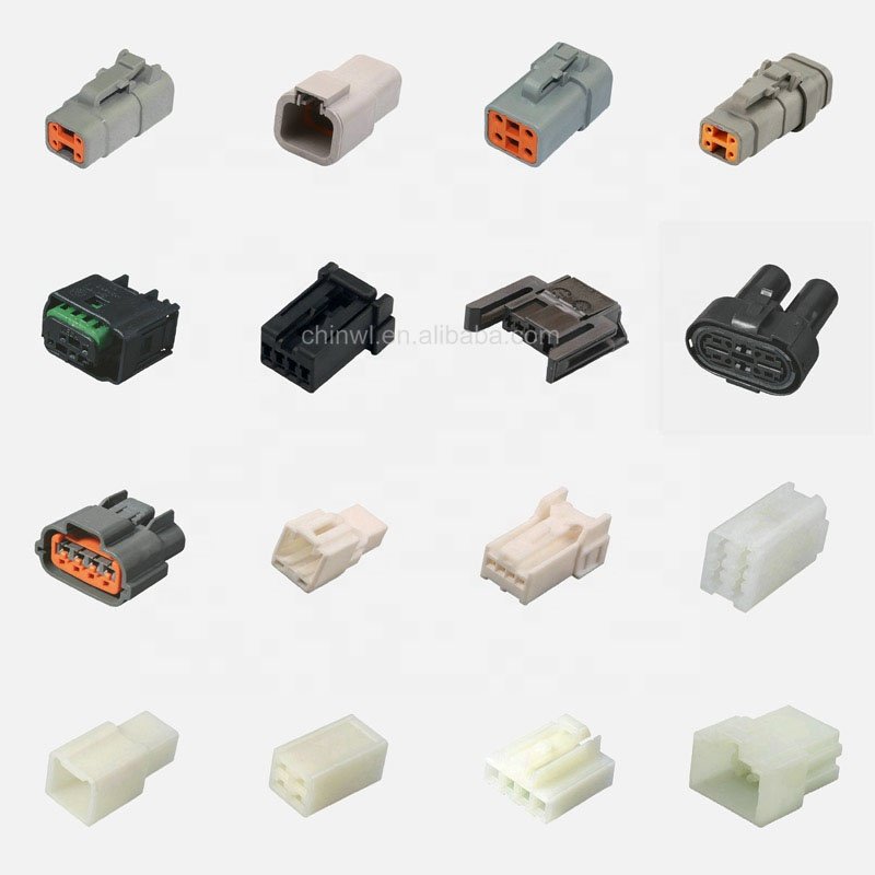 2 Pin Automotive Wiper Spray Motor Socket Plug Waterproof Connector for Dongfeng Fengxing Car MG640795-5