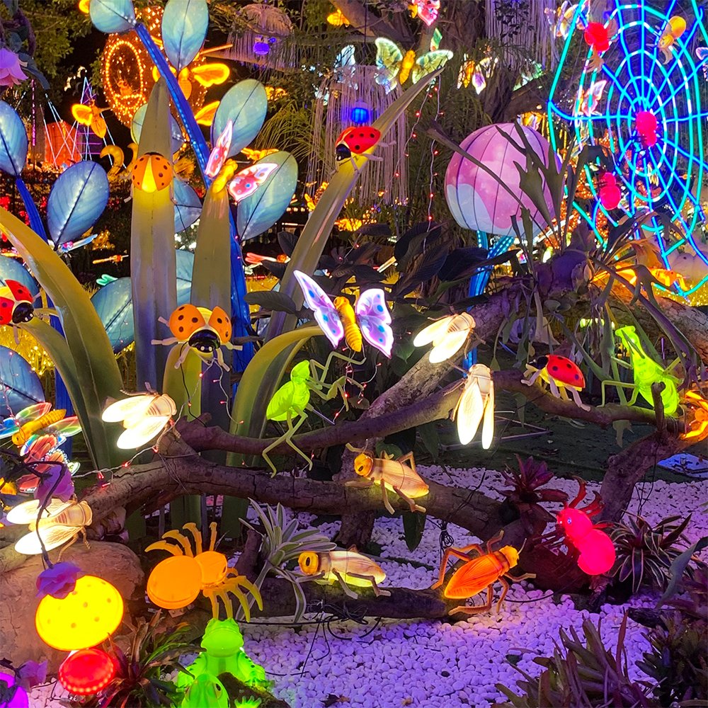 Sales Supplier LED Butterfly Landscape Lights Illuminate Adding Elegance Outdoor Space Stunning 3d Butterfly for Decoration