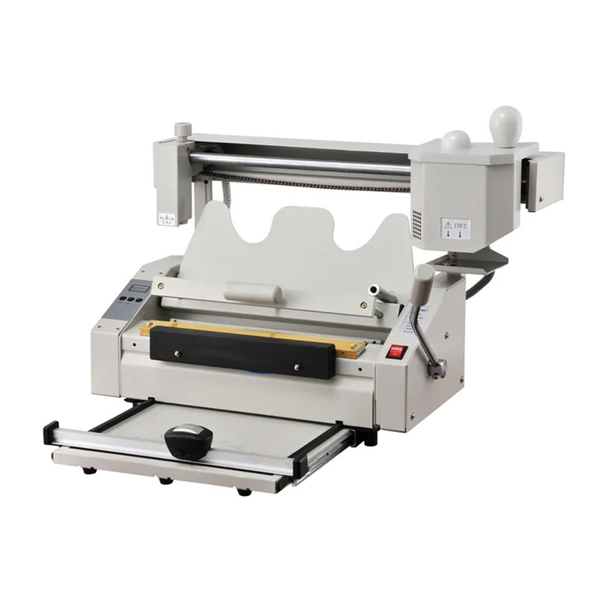 U-JB05 Semi-auto Desktop Glue Binding Machine Perfect Binding Machine with Cover Creasing Function