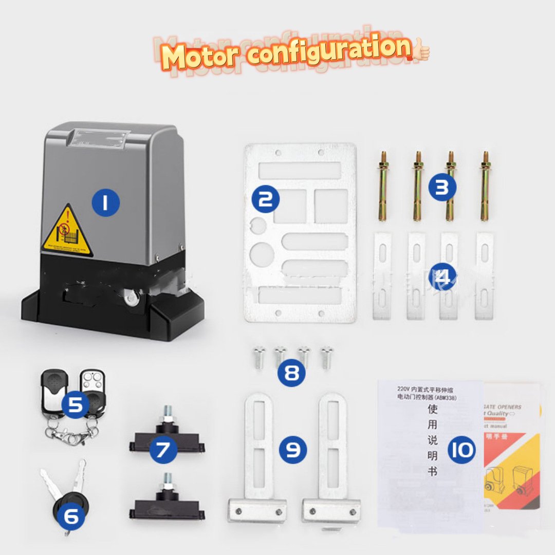Smart Automatic Remote Control Electric Translation Door Machine Gate Motor Door Opener Sliding Gate Operators for Residential