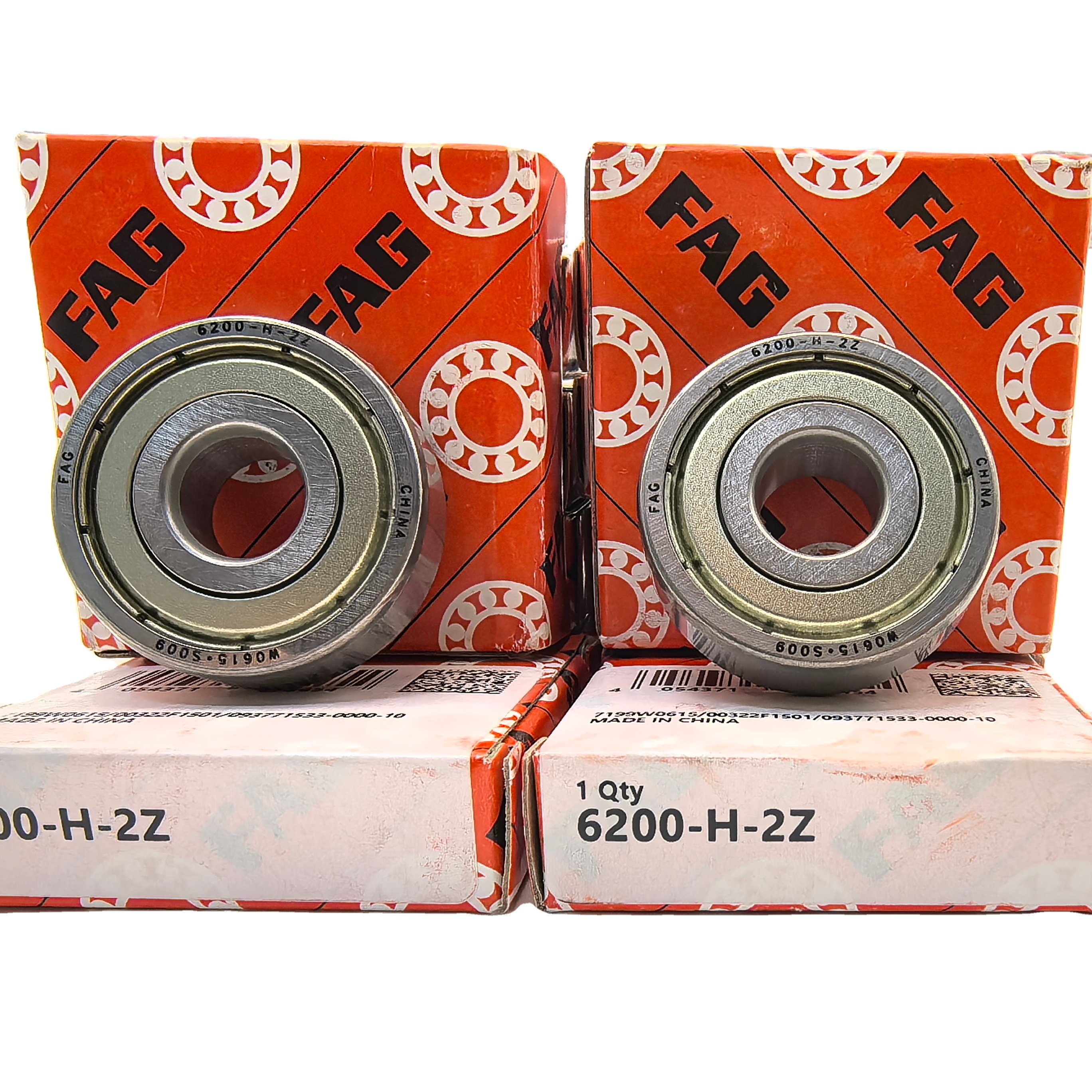 Original Germany FAG Deep groove Ball Bearing 6200 FAG Chrome Steel 2RS ZZ C3 Ball Bearing Roller Ball Auto Bearing Manufacturer