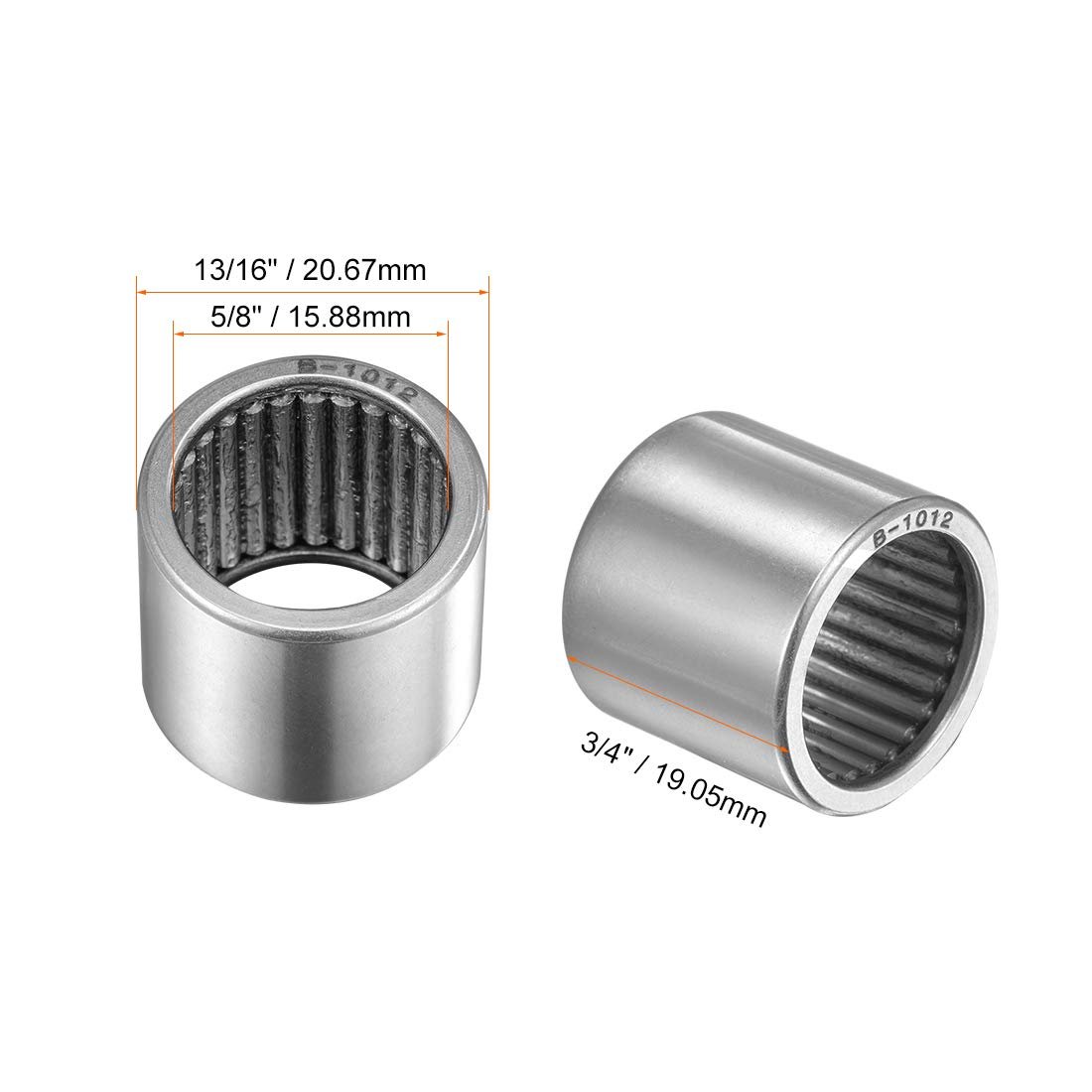 Hot Selling Factory Direct Customized Wholesale B-1012 5/8 X 13/16 X 3/4 Auto Bearings Needle Roller Bearing