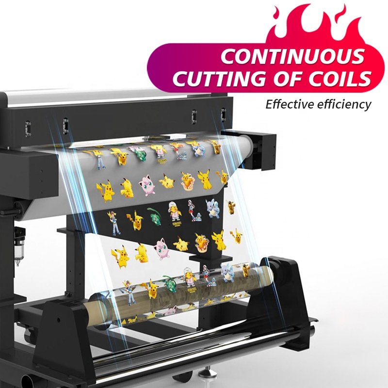 Auto Continuous Feed Flatbed Cutting Plotter Signmaster Flat Bed Cutter Plotter Automatic Feeding Servo Driver Flatbed Cutter