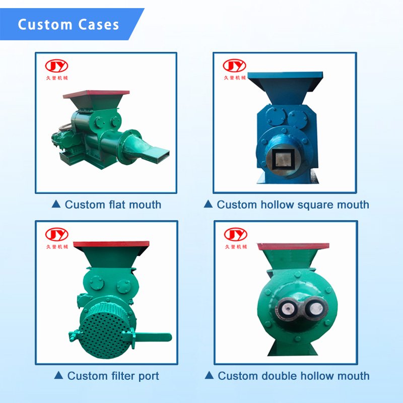 JIUYU Household Machinery 230v 50hz Stainless Steel Mud Stick Extruder PM100 CE Certification