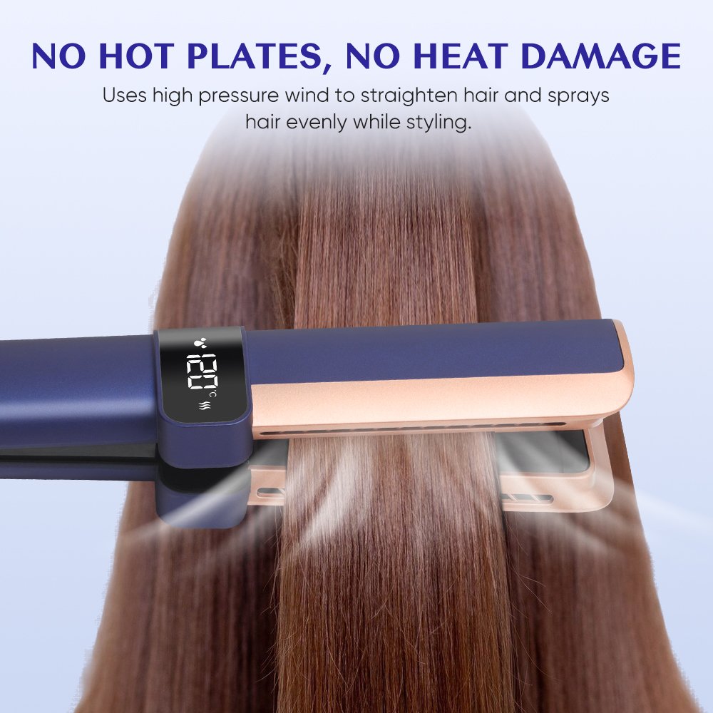 New Multi Styler Dust Style Hot Air Styler High Speed Bldc1600W Wet to Dry Air Straightening Hair Straightener With Air