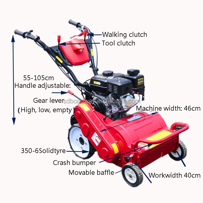Front Hand Push Type Lawn Crusher Multi-purpose Agricultural Lawn Crusher