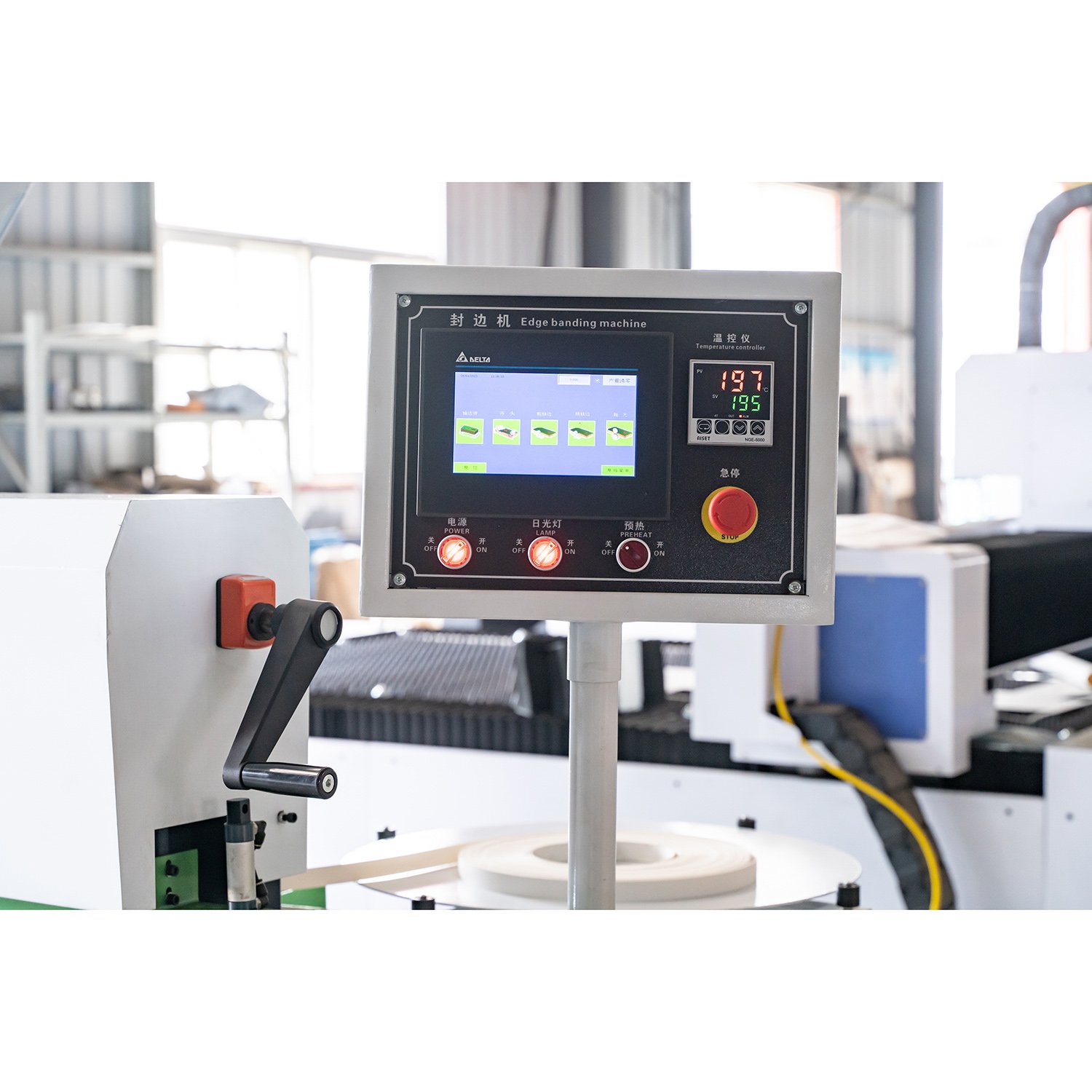 Samet Edge Banding Machine Curved Edge Banding Machine Woodworking Cutting Trimming Gluing Edge Banding Machine