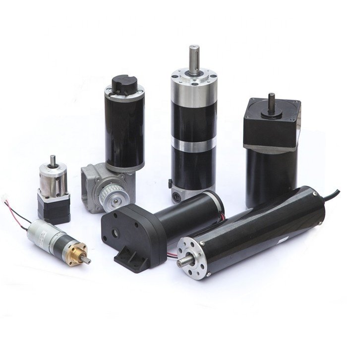 Low Noise Sweeper Floor Cleaning Scrubber 12v 24v 36v DC Brush Motor Worm Gear Motor Water-proof to IP68