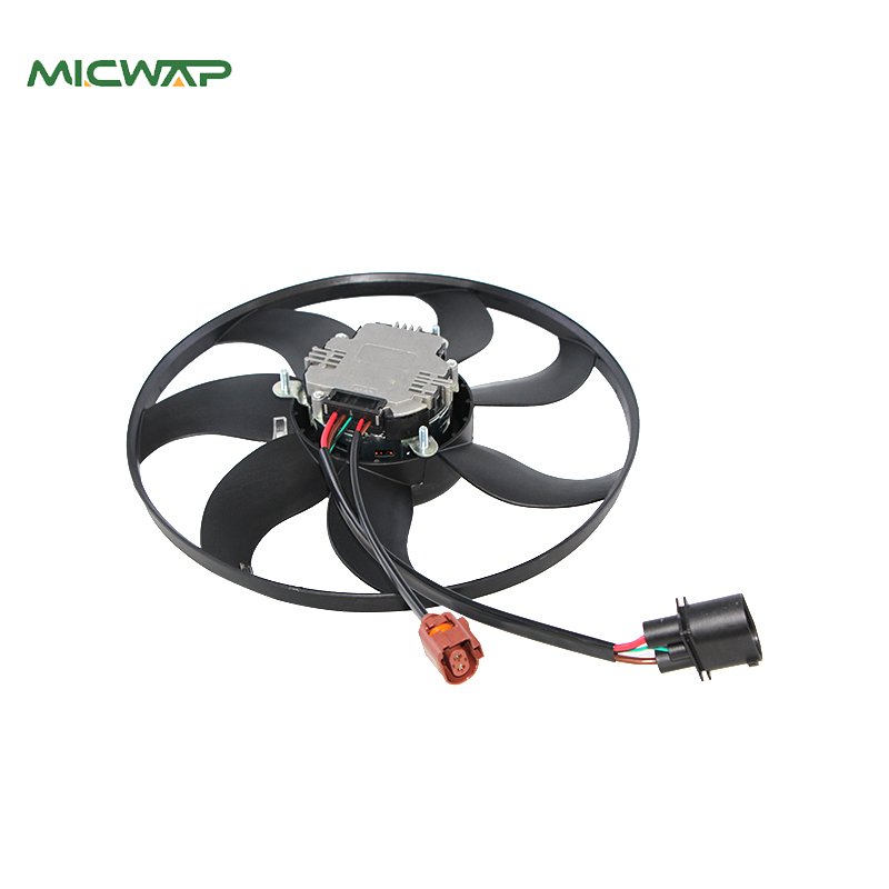 MICWAP Wholesale Auto Spare Parts New Big Cooling Fan Motor Fit for VW Golf Jetta Tiguan AUDI A3 S4 3C0 959 455 F