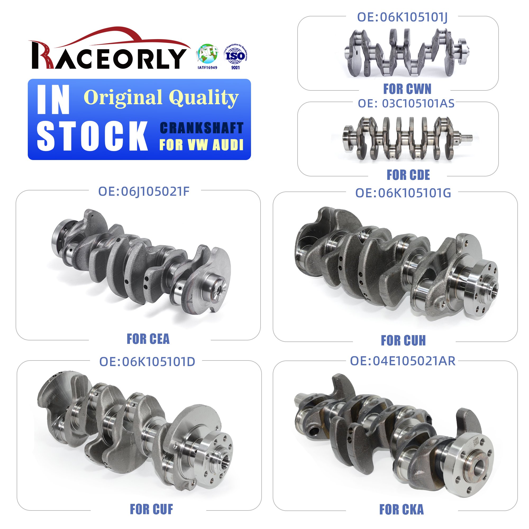 Other Car Engine Accessories Parts Systems Crankshaft A2740300101 A2740304200 for Mercedes Benz 274 Low Power 270 2.0 Thick