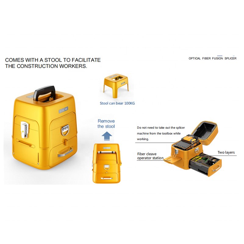 Top Selling Ai-9 Optical Fusion Splicer with Six Motors for Precise Arc Fusion Splicing