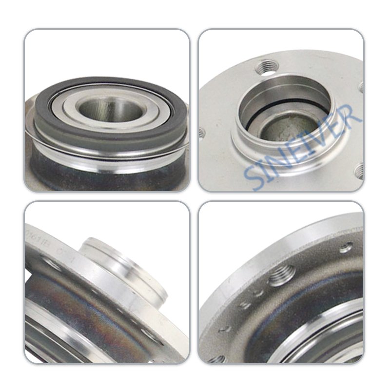 For Vw Caddy Caedi 1T0598611A Wheel Hub Assy 1T0598611B 1T0598611 1T0501611H SINEIVER High Quality Rear Wheel Hub Bearing