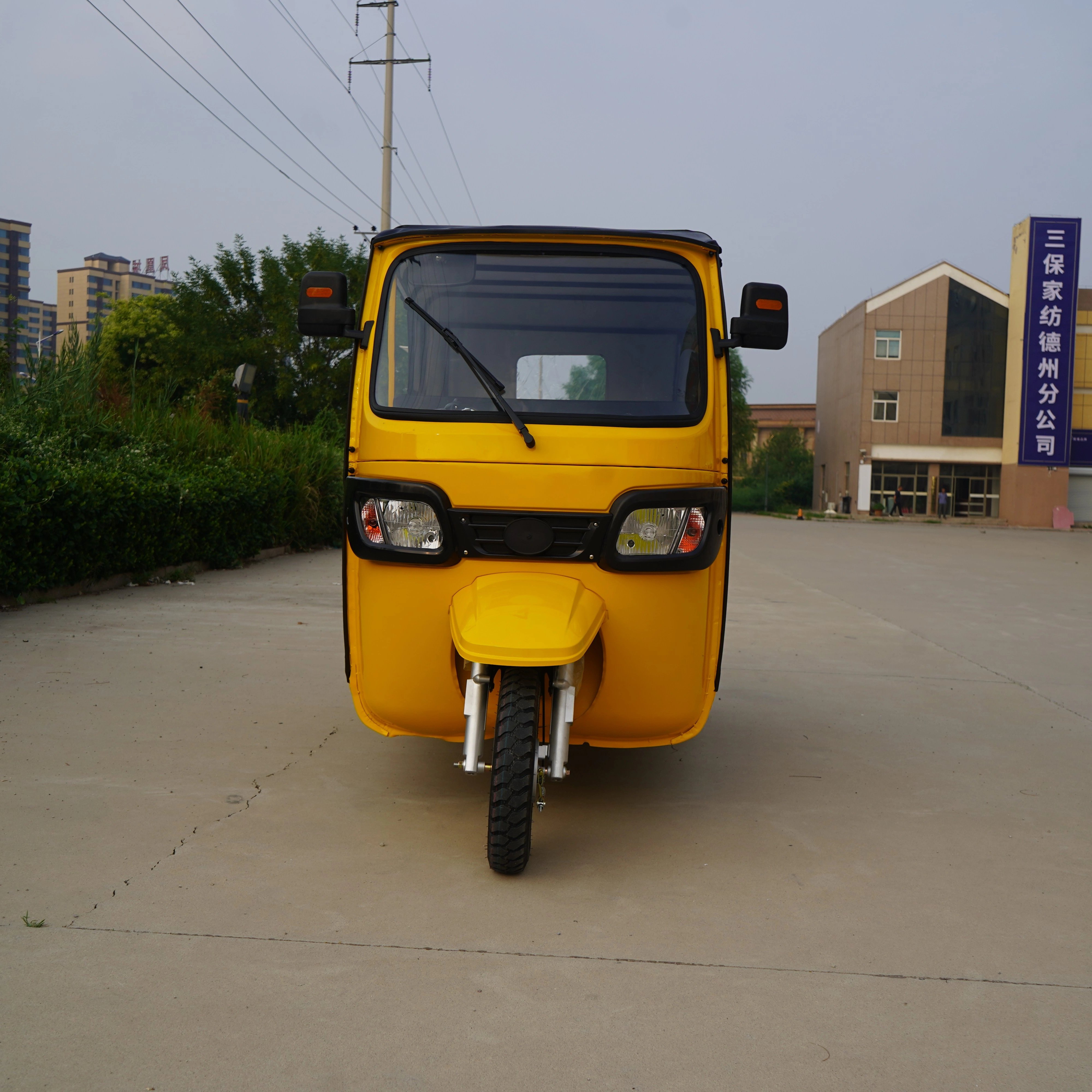Cheap Tricycle Auto Rickshaw Rental Business Motor-powered Tuktuk 6 8 Passengers Scenic Paths