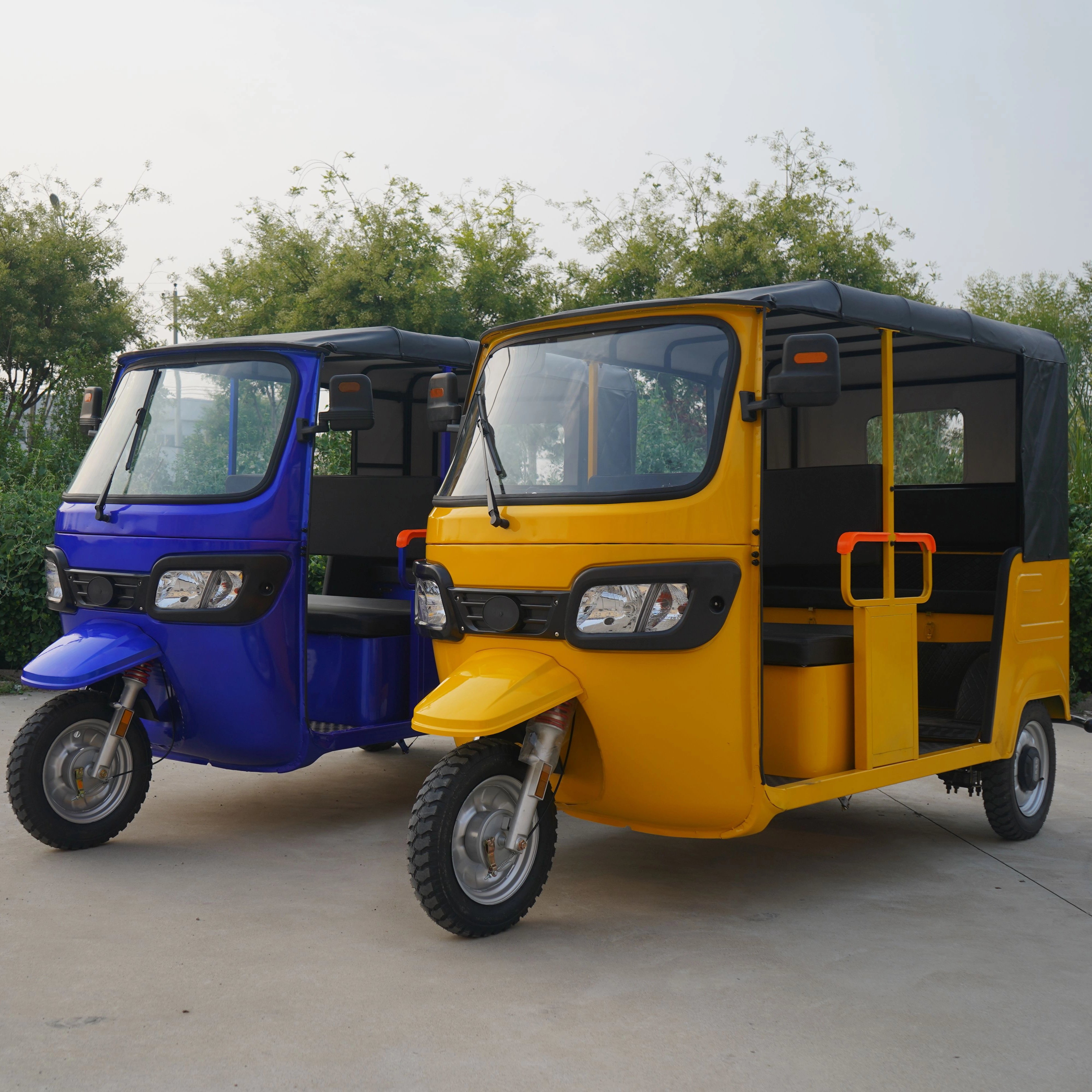 Cheap Tricycle Auto Rickshaw Rental Business Motor-powered Tuktuk 6 8 Passengers Scenic Paths