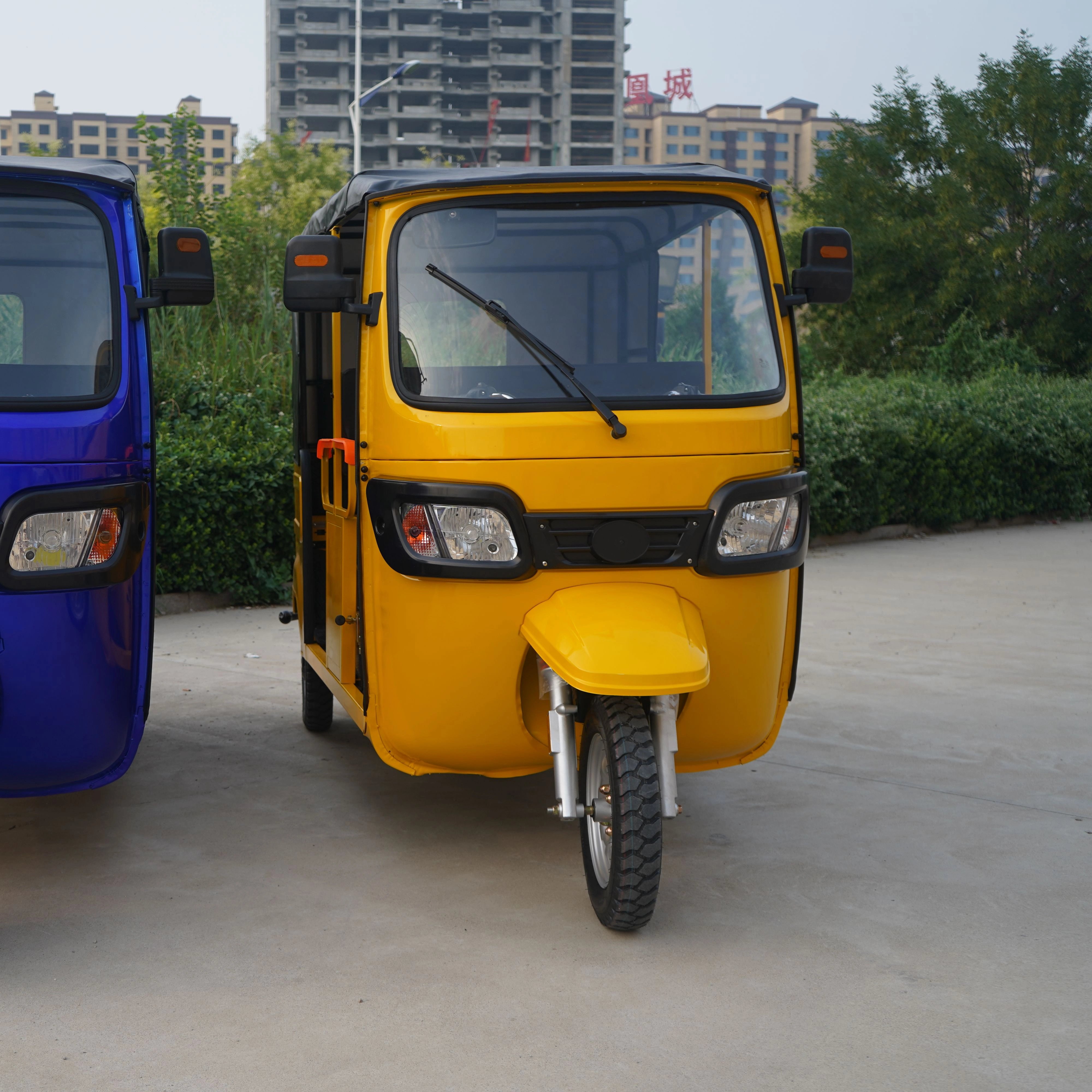 Cheap Tricycle Auto Rickshaw Rental Business Motor-powered Tuktuk 6 8 Passengers Scenic Paths