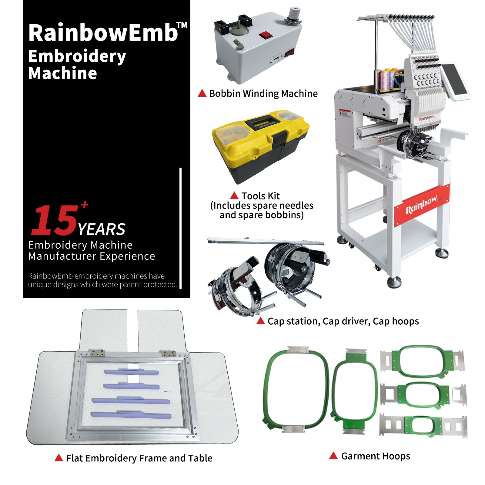 High Quality Accessories for Embroidery Machine Janome Commercial 550e