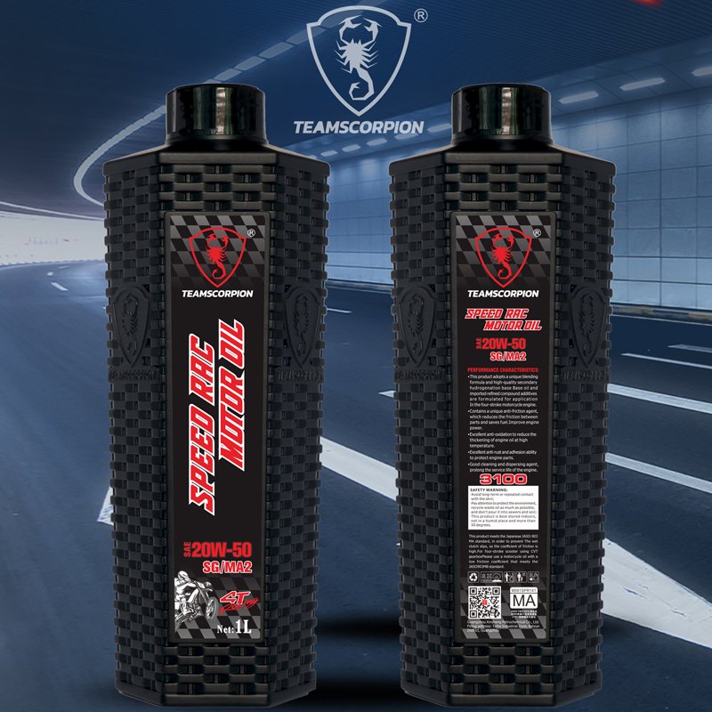 Total 4T Scooter Oil 20W50 Fully Synthetic Motorcycle Lubricant for Engines Cleaners