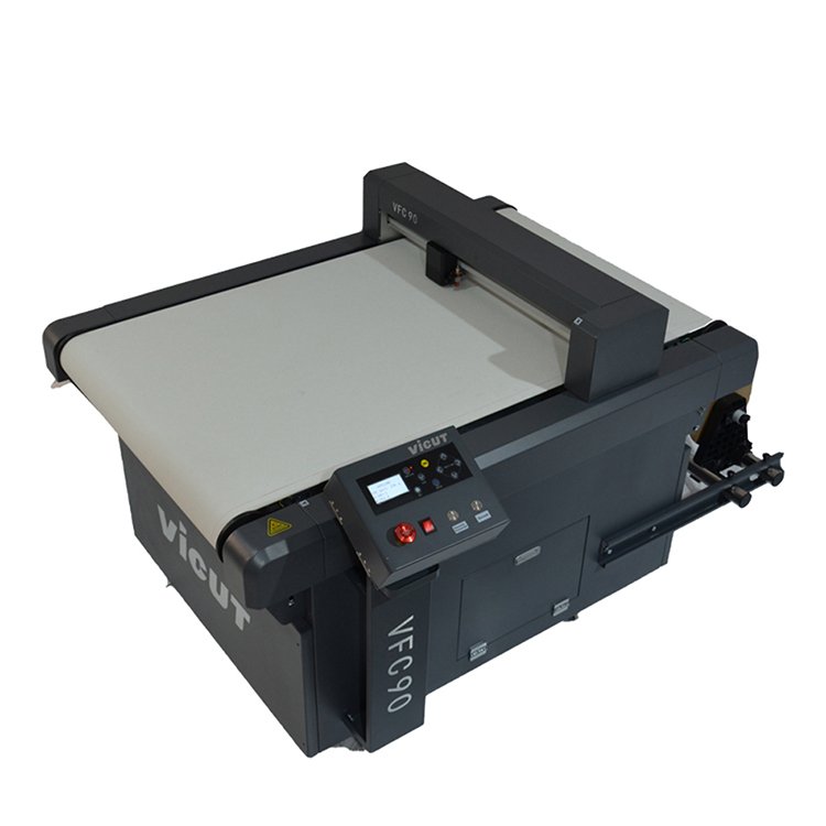 DTF Cutting Machine for Flexible DTF Film Cutter PET PVC Reflective Film Auto Feed Flatbed Cutter VFC90
