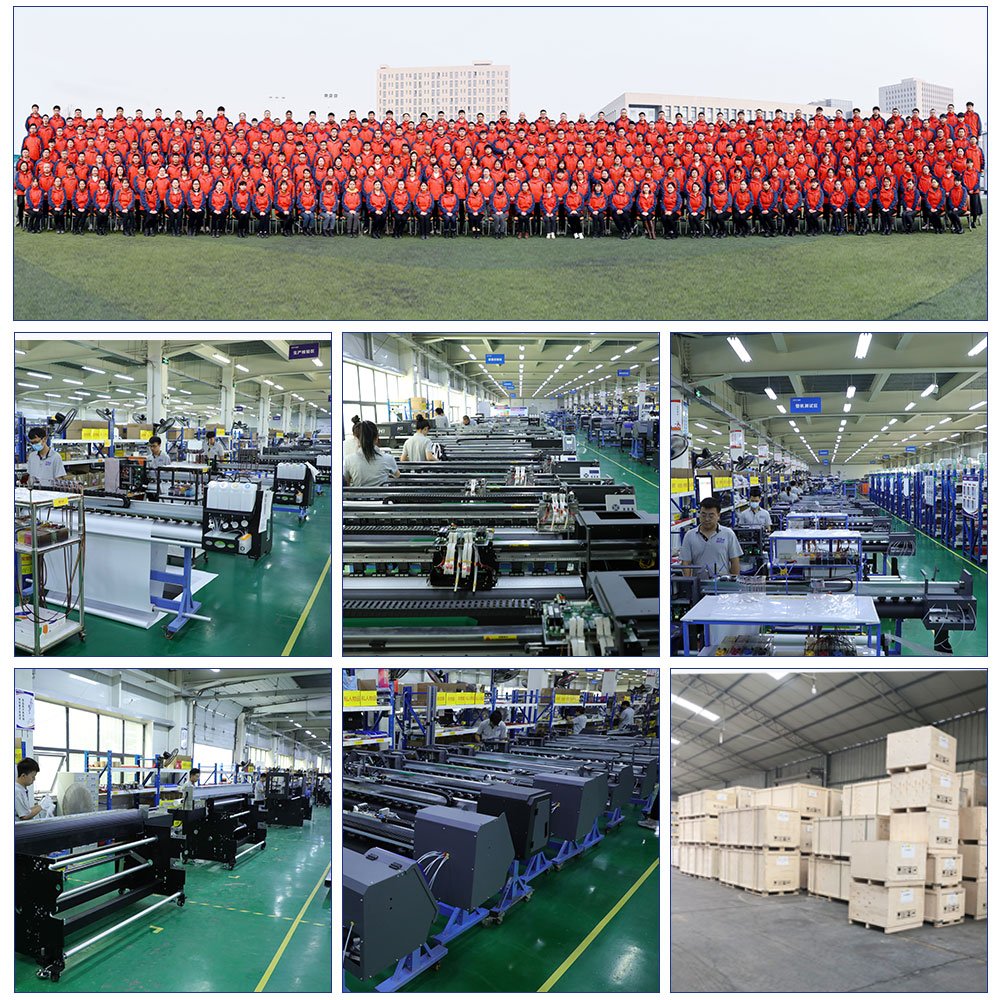 China Sunika A3 UV Flatbed Printer Printing Machine LED Curing System 30cm I3200 Printhead UV Ink