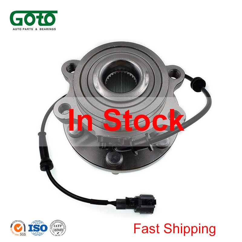 In Stock Auto Wheel Hub Bearing Unit 40202-JR70B 40202-JR70A 40202-JR70C VKBA7607 for Nissan Navara Np300 With GOTO Logo