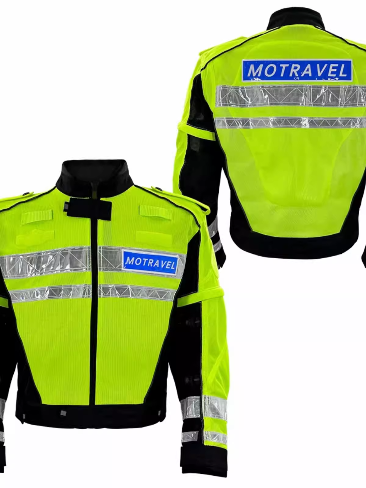 Custom Motor Rainwear Mens Waterproof Motorbike Rain Suit Jacket Reflective Raincoats for Motorcycle Riders