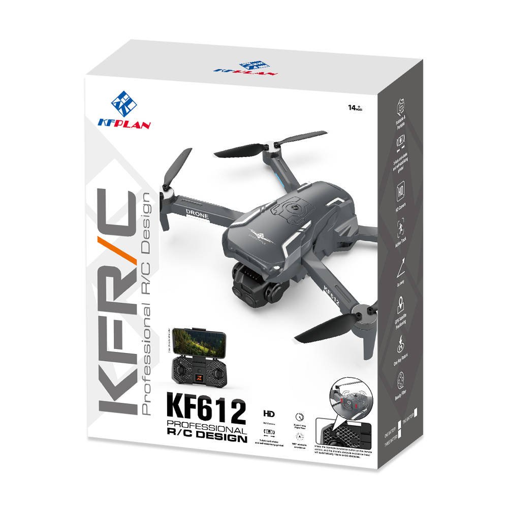 JHD New KF612 Drone 4k Profesional HD Camera 2-Axis Gimbal Anti-Shake Aerial Photography Brushless Foldable Quadcopter Dron Toys