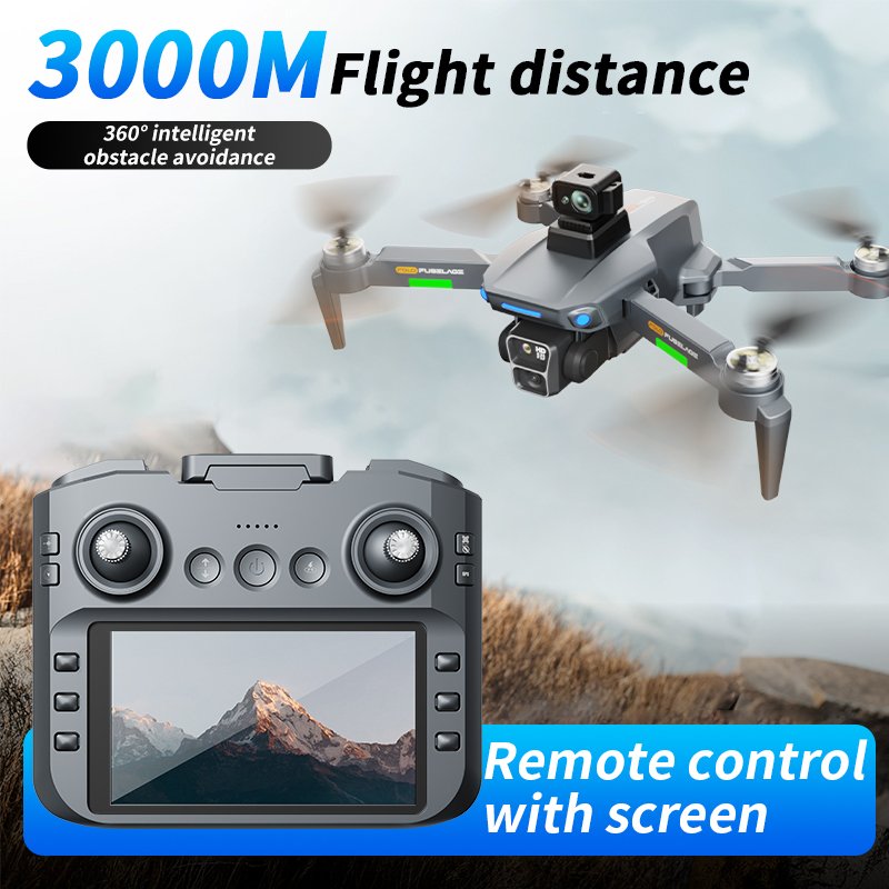 New B8S Pro HD 4K Drone Brushless Motor GPS 5G 3km FPV Quadcopter Obstacle Avoidance Drone with 4k Camera B8S Pro Dron