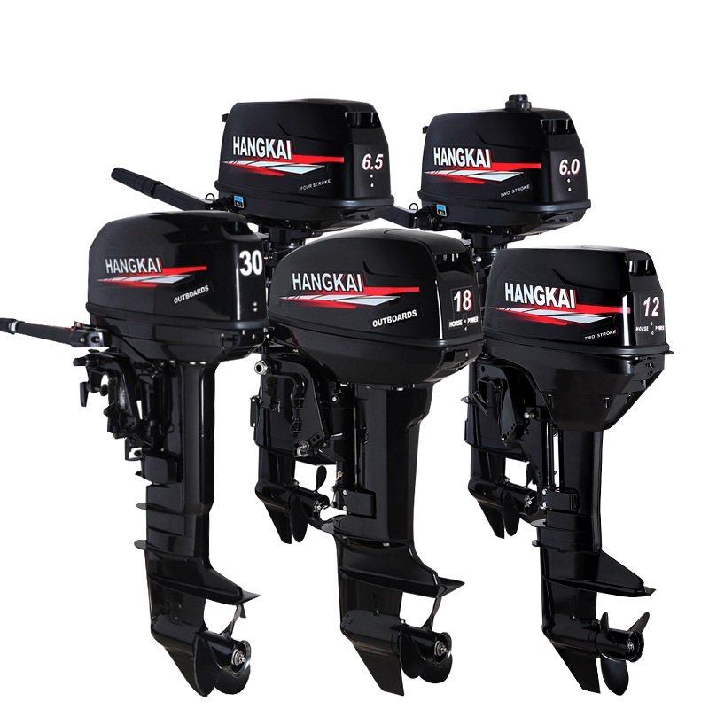 Factory Wholesale Water Cooling Original Hangkai Boat Engine 6HP 12HP 18HP 2 Stroke Outboard Motor