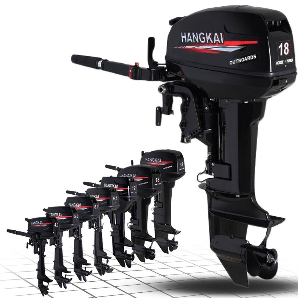 Factory Wholesale Water Cooling Original Hangkai Boat Engine 6HP 12HP 18HP 2 Stroke Outboard Motor