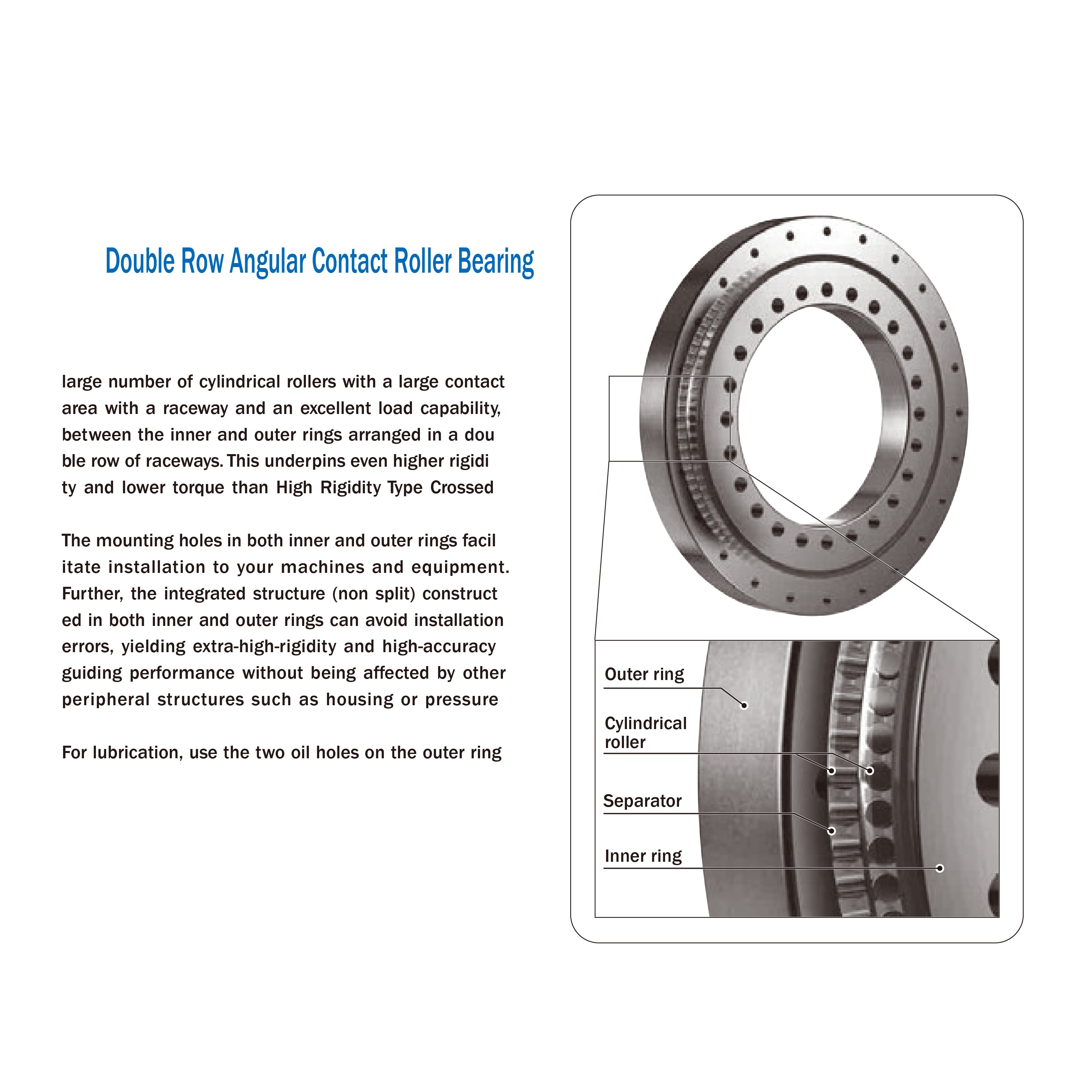 IKO Japan CRBHV 4510 AUU High Rigidity Type Crossed Roller Bearing
