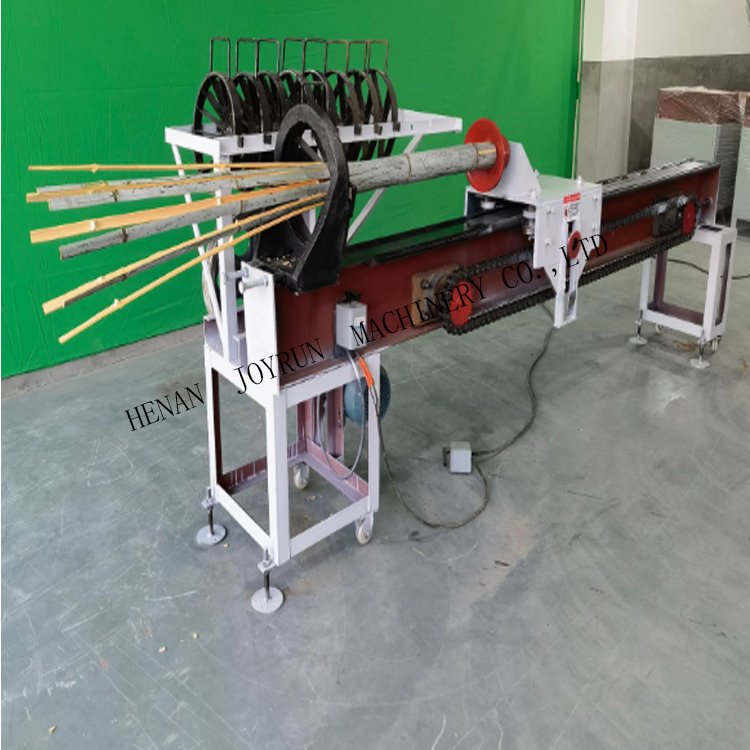 Automatic Bamboo Splitting Breaking Cutting Machine / Auto Bamboo Splitter Cutter for Sale