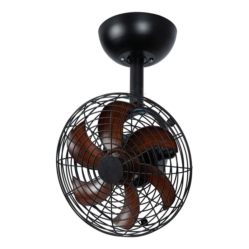 D018 Decorative Ceiling Fan 13 Inch High Speed Wall Mounted Fans LED ABS Blade for Loft With Remote Control