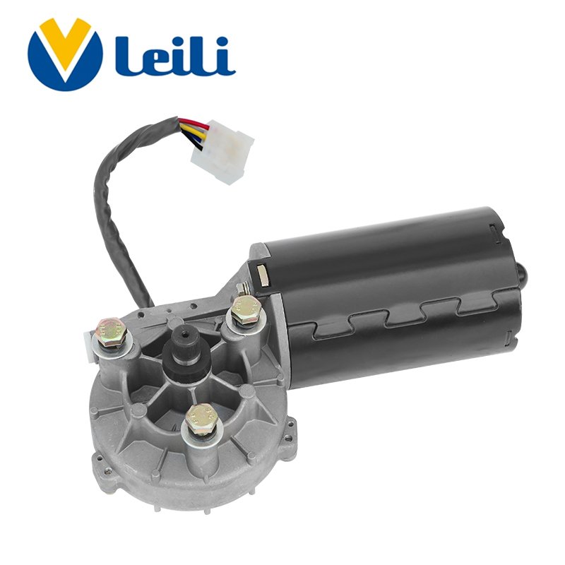 Custom High Torque 100w 200w Brush 12v 24v Wiper Dc Motor