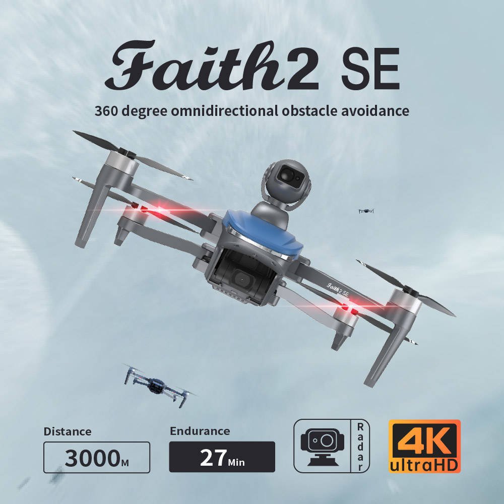 JHD C-FLY Faith 2 SE Drone 4K Profesional 3-Axis Gimbal 5G Wifi FPV GPS Drone With Camera Obstacle Avoidance RC Quadcopter Toys