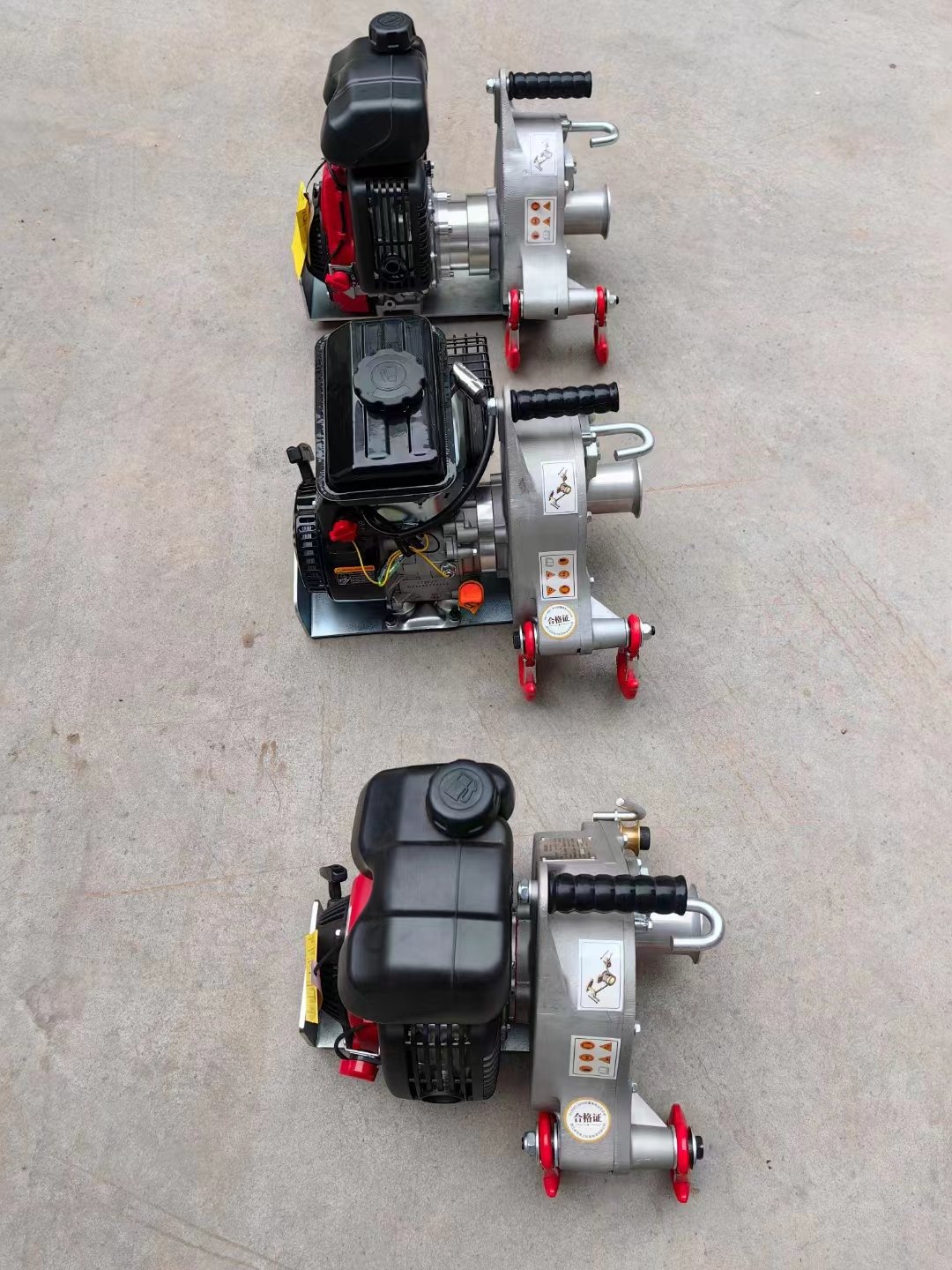 PCW-5000 Portable Gasoline Winch Capstan - Capacity: 1000kgs GXH-50 Engine Automatic Clutch