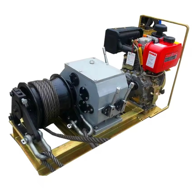 China Supplier 3 Ton Gasoline/Diesel Theft Pull Box with Retractable Steel Wire Rope Winch Wire