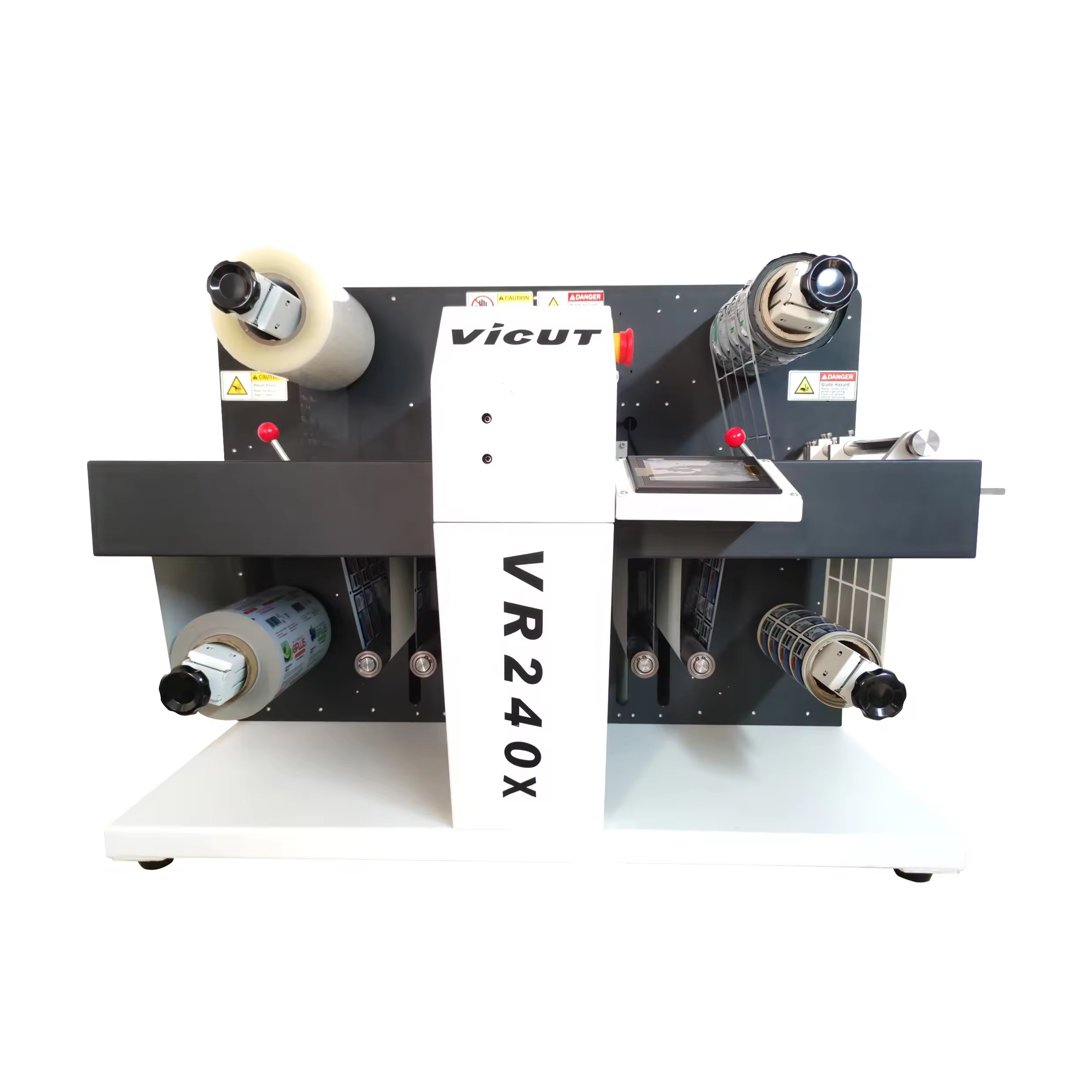 Label Die Cutting Machine Roll to Roll Round Sticker Cutter Auto Feed Die Cutting Machine