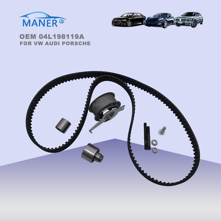 MANER Auto Timing Belt Kit 04L198119A for Audi A3 A4 Q3 VW AMAROK BEETLE CRAFTER GOLF JETTA PASSAT 2.0T