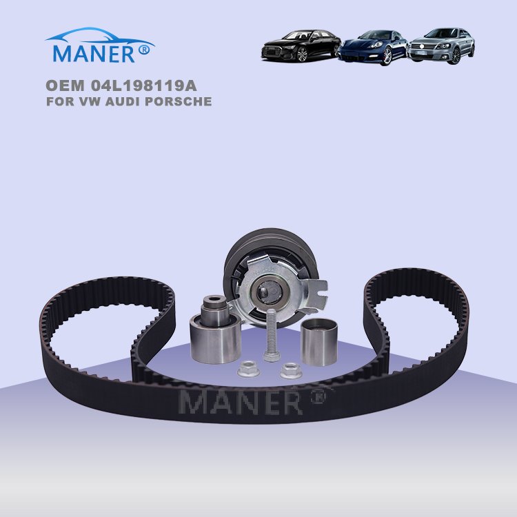 MANER Auto Timing Belt Kit 04L198119A for Audi A3 A4 Q3 VW AMAROK BEETLE CRAFTER GOLF JETTA PASSAT 2.0T