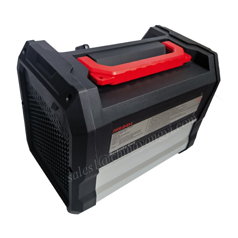 Portable Mini Digital Refrigerant Recovery Machine New Upgrade Auto Car A/C Service Gas Recycling Machine Unit 1HP for R32 R134A