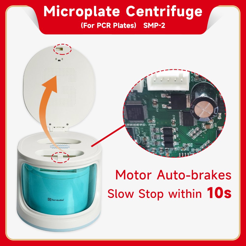 OEM ODM Factory Direct DC Motor Stable Auto PCR Plate Mini Microplate Centrifuge