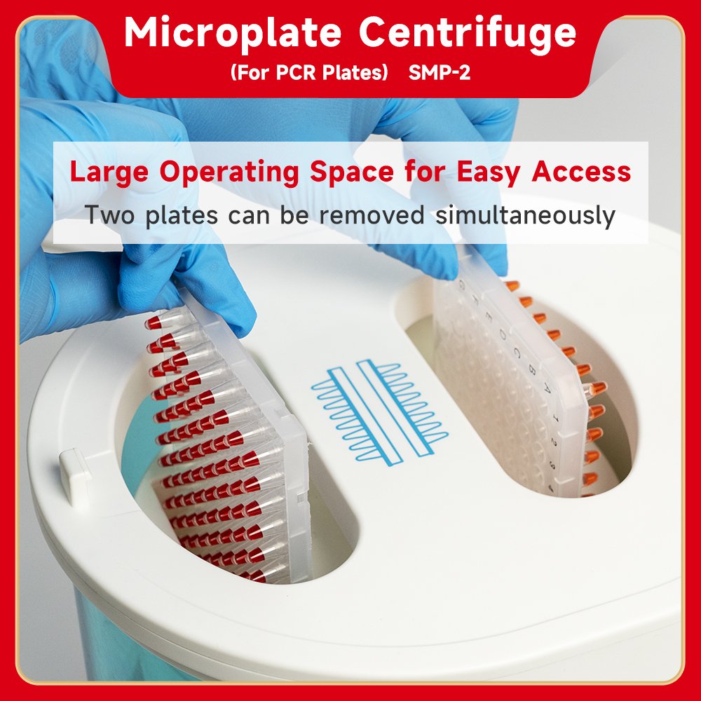 OEM ODM Factory Direct DC Motor Stable Auto PCR Plate Mini Microplate Centrifuge