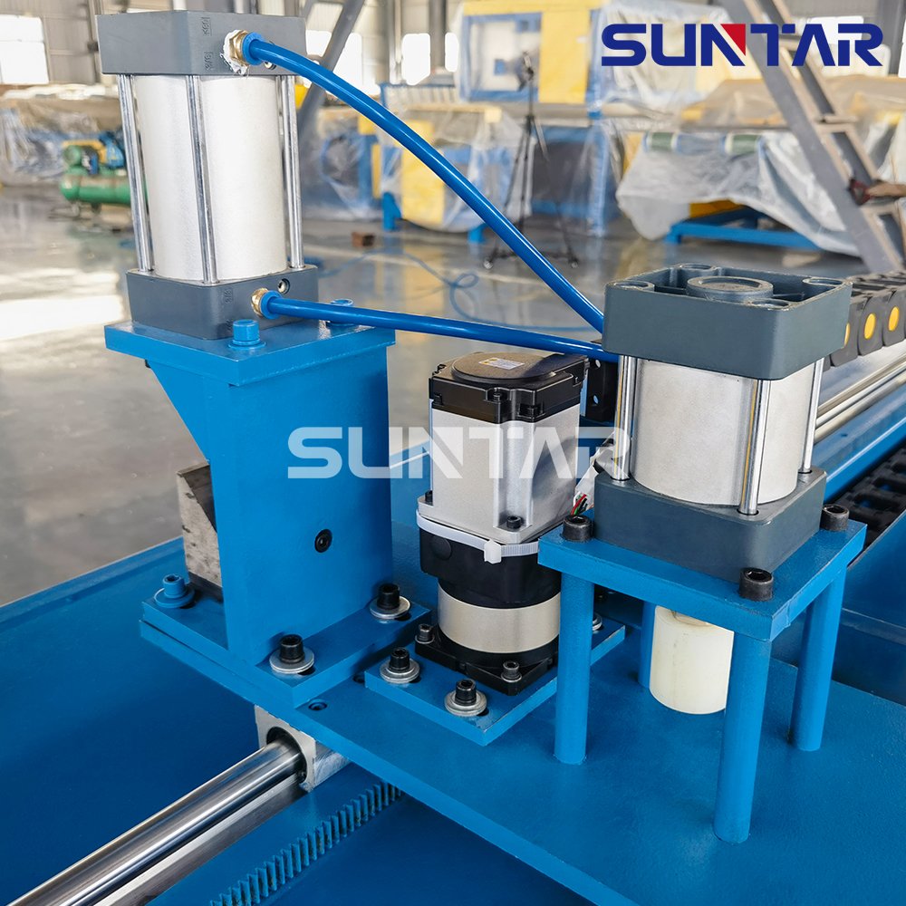 Hot Sale Reputable SUNTAY STJG-30/50 Duct Angle Steel Flange Production Line for Punching and Cutting Duct Angle Steel Flange